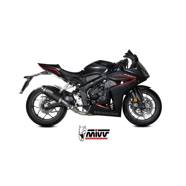 Mivv Escape Deportivo Completo Negro fondo carbono Honda CBR 650 R