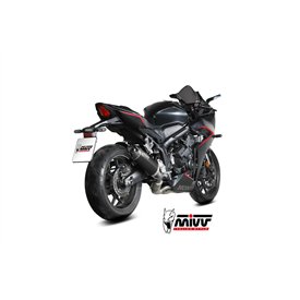 Mivv Echappement Sport Complet Noir fond carbone Honda CBR 650 R