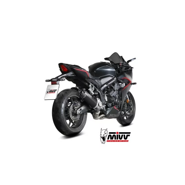 Mivv Echappement Sport Complet Noir fond carbone Honda CBR 650 R