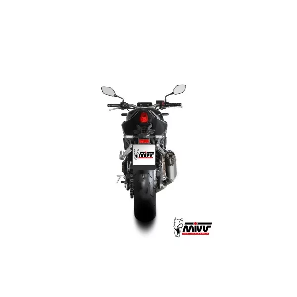 Mivv Escape Deportivo Completo Titanio fondo carbono Honda CB 650 R