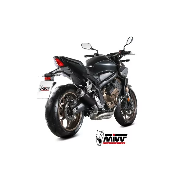 Mivv Sport Exhaust Full System Black Honda CB 650 R