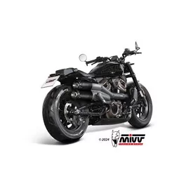 Mivv HR-1 Black carbon end cap HD SPORTSTER S