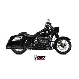 Mivv HR-1 Black aluminium end cap HD ROAD KING / CLASSIC / SPECIAL