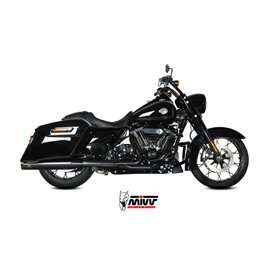 Mivv HR-1 Schwarz Alu-Endkappe HD ROAD KING / CLASSIC / SPECIAL