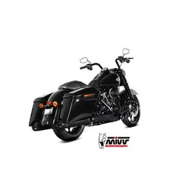 Mivv HR-1 Black aluminium end cap HD ROAD KING / CLASSIC / SPECIAL