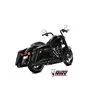 Mivv HR-1 Black aluminium end cap HD ROAD KING / CLASSIC / SPECIAL