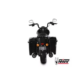 Mivv HR-1 Black aluminium end cap HD ROAD KING / CLASSIC / SPECIAL