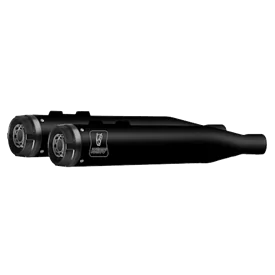 Mivv HR-1 Schwarz Alu-Endkappe HD ELECTRA GLIDE ULTRA LIMITED / ANNIVERSARY / LOW