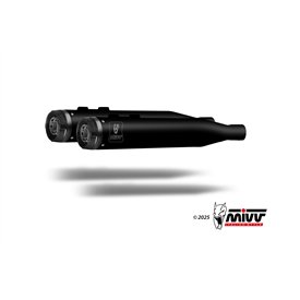 Mivv HR-1 Schwarz Alu-Endkappe HD CVO ROAD GLIDE ST / STREET GLIDE / ULTRA LIMITED / ULTRA LIMITED ANNIVERSARY