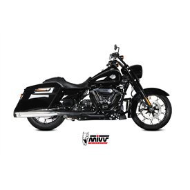 Mivv HR-1 Polished Stainless Steel aluminium end cap HD ROAD KING / CLASSIC / SPECIAL