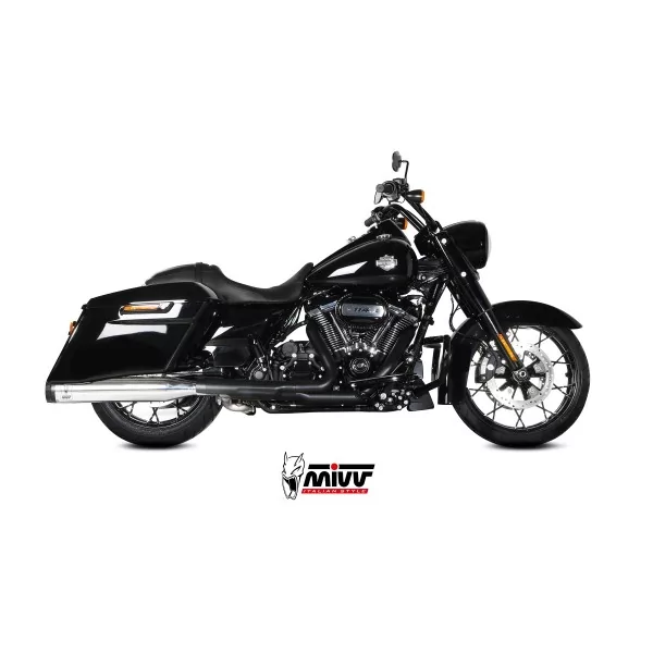 Mivv HR-1 Inox Pulido fondo aluminio HD ROAD KING / CLASSIC / SPECIAL