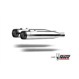 Mivv HR-1 Polierter Edelstahl Alu-Endkappe HD STREET GLIDE / ANNIVERSARY / SPECIAL / SPECIAL ANNIVERSARY