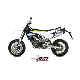 Mivv OVAL Titan Carbon-Endkappe Husqvarna 701 ENDURO / SUPERMOTO