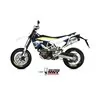 Mivv OVAL Titane fond carbone Husqvarna 701 ENDURO / SUPERMOTO