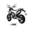 Mivv OVAL Titane fond carbone Husqvarna 701 ENDURO / SUPERMOTO