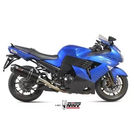Mivv OVAL Noir fond carbone Kawasaki ZZR 1400