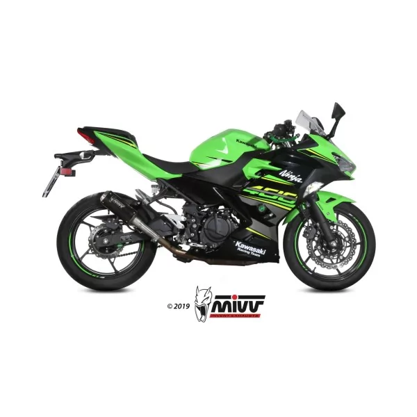 Mivv MK3 Black Kawasaki NINJA 400