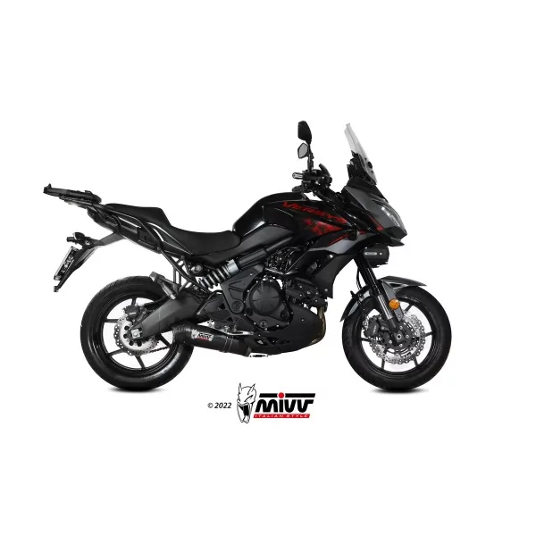 Mivv Echappement Sport Complet Carbone fond carbone Kawasaki Versys 650