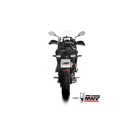 Mivv Echappement Sport Complet Carbone fond carbone Kawasaki Versys 650