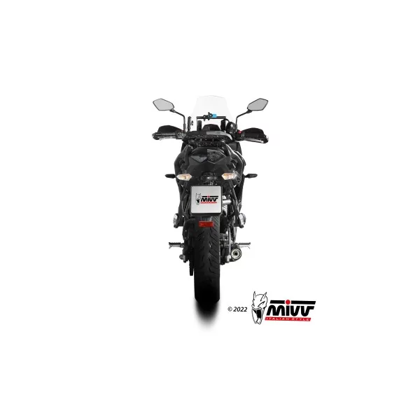Mivv Komplette Sport-Auspuffanlage Carbon Carbon-Endkappe Kawasaki Versys 650