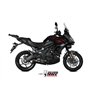 Mivv Sport Exhaust Full System Black carbon end cap Kawasaki Versys 650