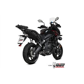 Mivv Komplette Sport-Auspuffanlage Schwarz Carbon-Endkappe Kawasaki Versys 650