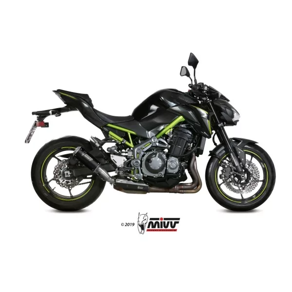 Mivv MK3 Schwarz Kawasaki Z900 A2 (35 KW / 70 KW)