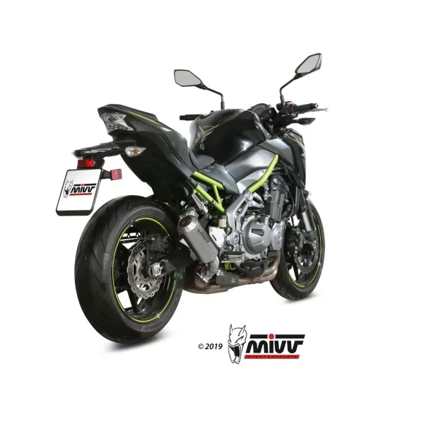 Mivv MK3 Edelstahl Kawasaki Z900 A2 (35 KW / 70 KW)