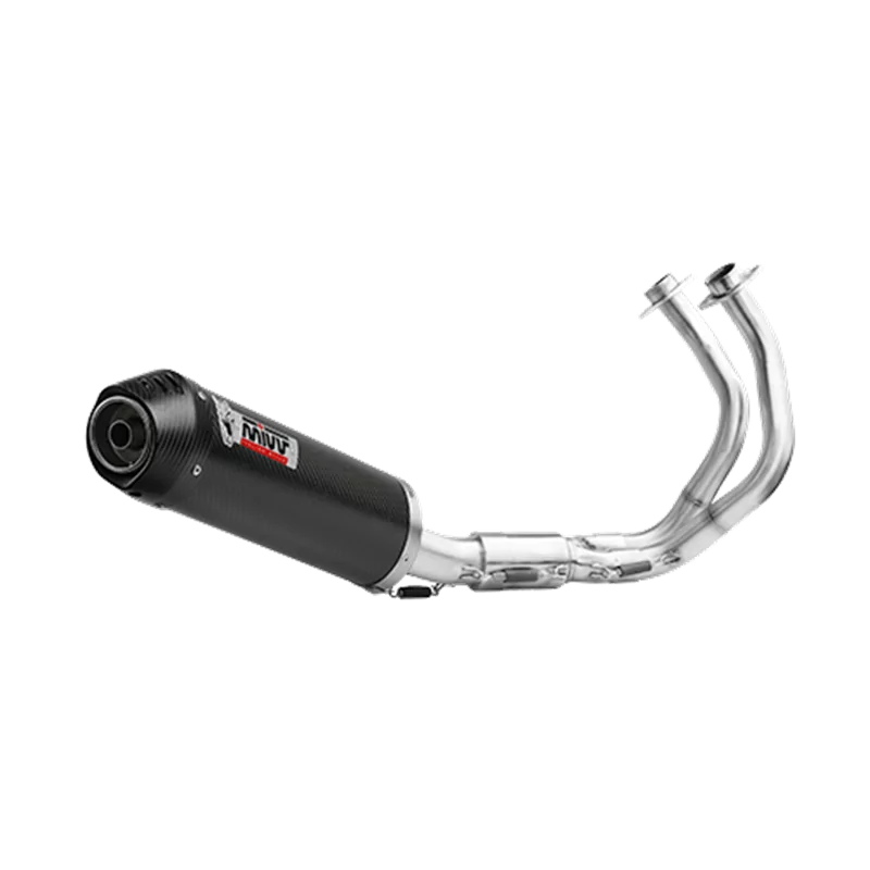 Mivv Echappement Sport Complet Carbone fond carbone Kawasaki Z650 Mivv Echappement Sport Complet Carbone fond carbone Kawasaki Z650