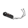 Mivv Sport Exhaust Full System Carbon carbon end cap Kawasaki Z650