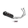 Mivv Komplette Sport-Auspuffanlage Carbon Carbon-Endkappe Kawasaki Z650