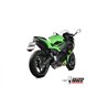 Mivv Sport Exhaust Full System Titanium carbon end cap Kawasaki NINJA 650