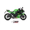 Mivv Komplette Sport-Auspuffanlage Carbon Carbon-Endkappe Kawasaki NINJA 650