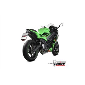 Mivv Echappement Sport Complet Carbone fond carbone Kawasaki NINJA 650
