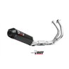 Mivv Komplette Sport-Auspuffanlage Carbon Carbon-Endkappe Kawasaki Z650