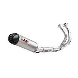 Mivv Sport Exhaust Full System Titanium carbon end cap Kawasaki Z650