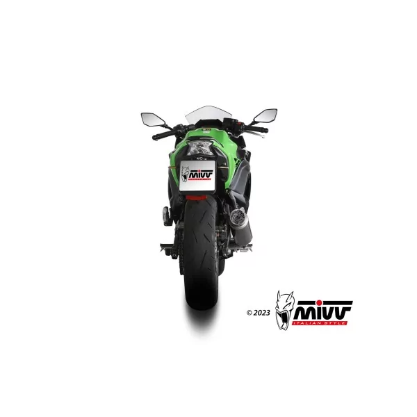 Mivv Scarico Sportivo Completo Carbonio Kawasaki NINJA 650