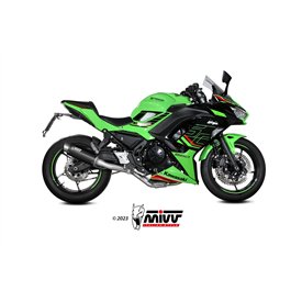 Mivv Scarico Sportivo Completo Nero Kawasaki NINJA 650