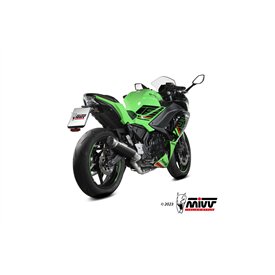Mivv Scarico Sportivo Completo Nero Kawasaki NINJA 650