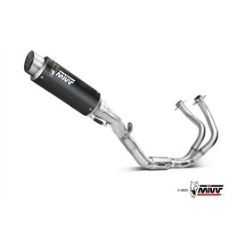 Mivv Scarico Sportivo Completo Nero Kawasaki NINJA 650