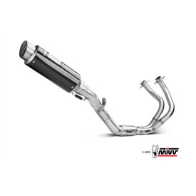Mivv Echappement Sport Complet Carbone Kawasaki NINJA 650