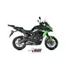 Mivv Komplette Sport-Auspuffanlage Schwarz Kawasaki Versys 650