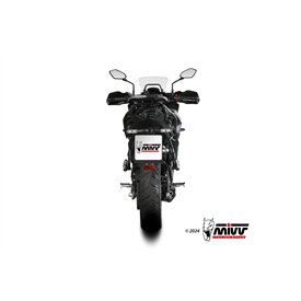 Mivv Sport Exhaust Full System Black Kawasaki Versys 650