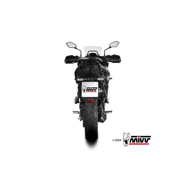 Mivv Sport Exhaust Full System Black Kawasaki Versys 650