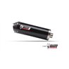 Mivv Sport Exhaust Full System Black carbon end cap Kawasaki Versys 650