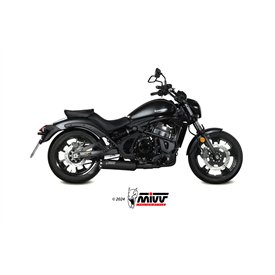 Mivv Sport Exhaust Full System Black Kawasaki VULCAN S