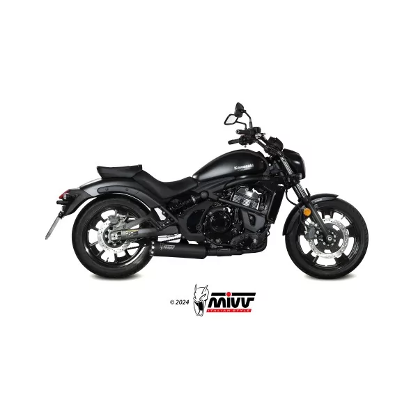Mivv Scarico Sportivo Completo Nero Kawasaki VULCAN S