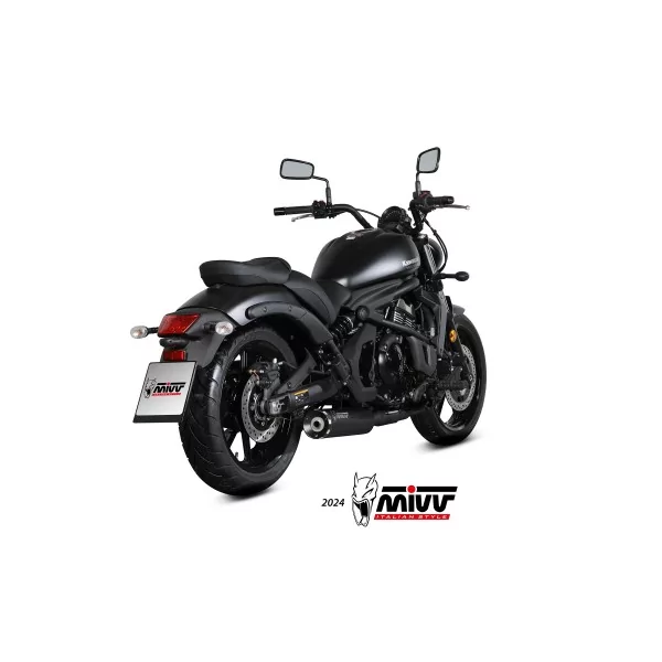Mivv Scarico Sportivo Completo Nero Kawasaki VULCAN S