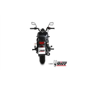 Mivv Sport Exhaust Full System Black Kawasaki VULCAN S