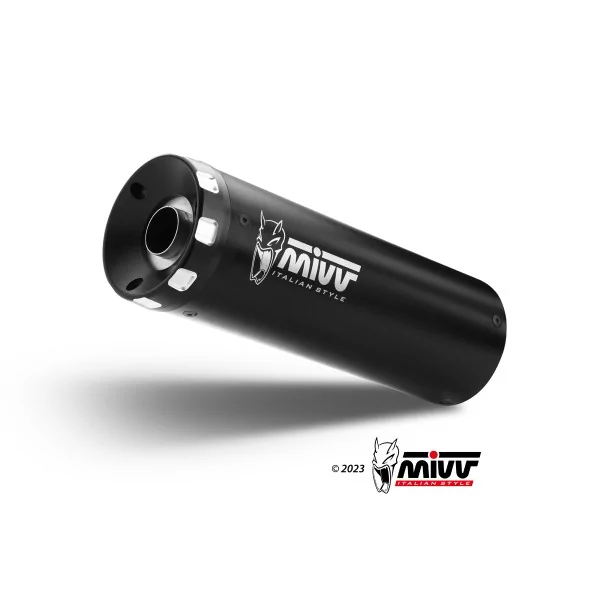Mivv Scarico Sportivo Completo Nero Kawasaki VULCAN S